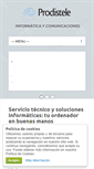 Mobile Screenshot of prodistele.com