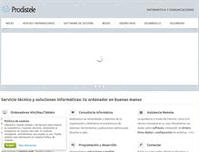 Tablet Screenshot of prodistele.com